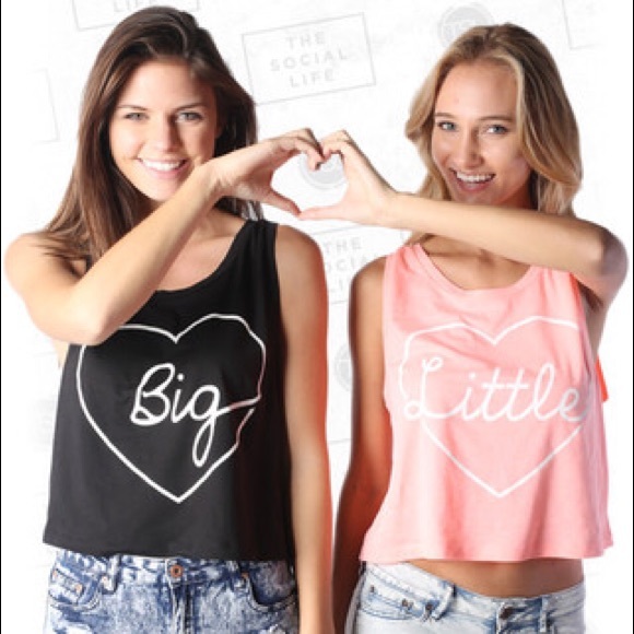 3/$25 NWOT Sorority “Big” Tank Top - Picture 2 of 3